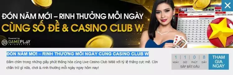 khuyến mãi casino club W W88