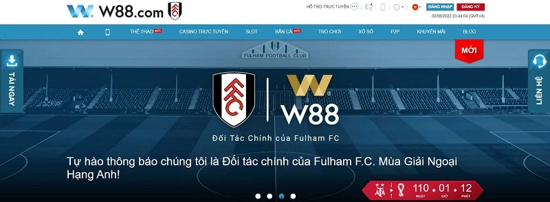 W88 - Đối tác của nhiều câu lạc bộ bóng đá lớn